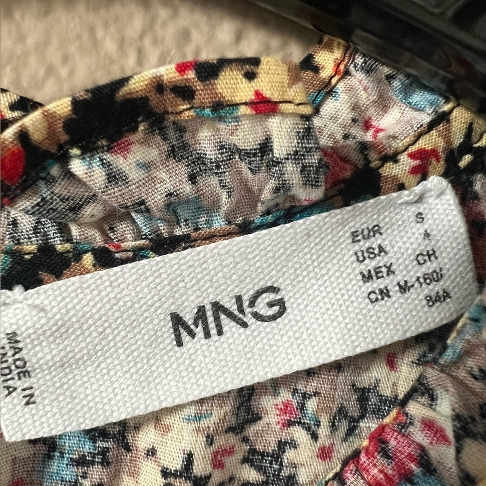 Mango Floral Embroidered Ruffle Dress - Picture 8 of 13